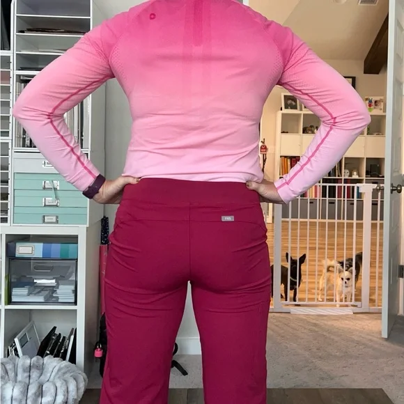 Figs Cranberry Cade Cargo pants Medium***  Read Description - Picture 6 of 9